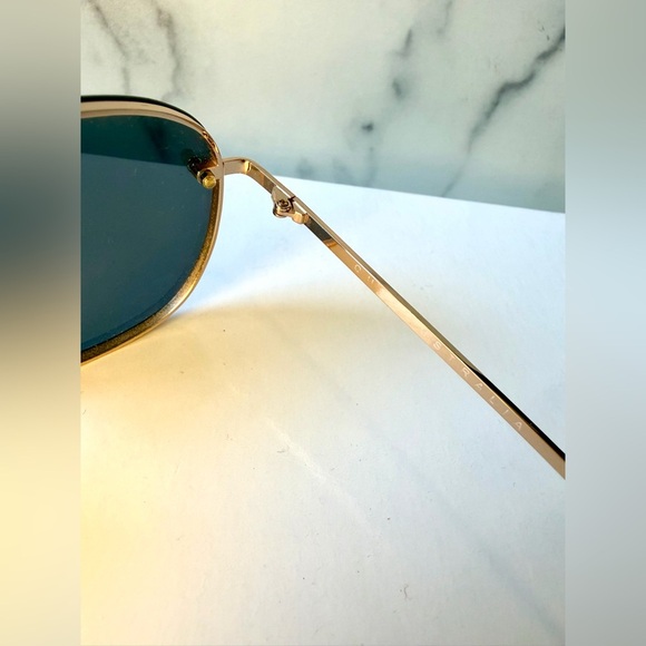 Quay Australia Jezabell Rimless Gold Smoke Lens Sunglasses main image 8